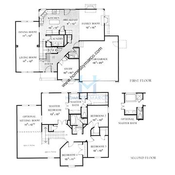 Photos of the Bradley model in the Autumn Grove subdivision in Aurora, IL