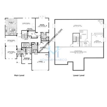Photos of the Adler model in the Sterling Ridge subdivision in Cary, IL