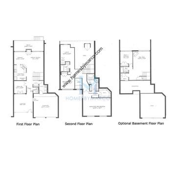 Photos of the Aristocraft model in the Lakebreeze Villas subdivision in Lake Zurich, IL