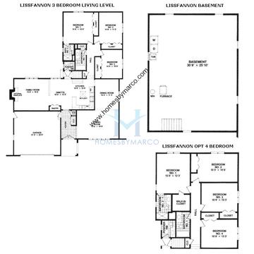 Photos of the Lissfannon model in the Brook Hills subdivision in Orland Park, IL