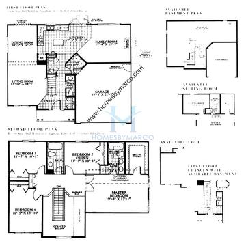 Photos of the Dover model in the Cambridge Chase subdivision in Aurora, IL