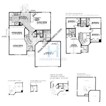 Photos of the Roxburgh model in the Cambridge Chase subdivision in Aurora, IL