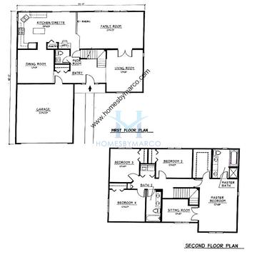 Photos of the Wheatland model in the Lakemoor Farms subdivision in Lakemoor, IL