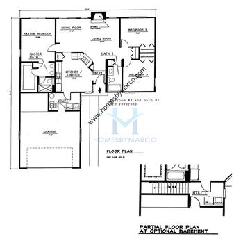Photos of the Auburn model in the Lakemoor Farms subdivision in Lakemoor, IL