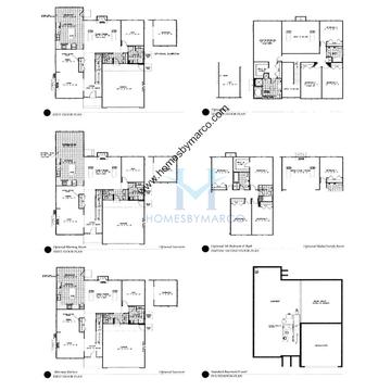 Photos of the Carlyle model in the Ginger Woods subdivision in Aurora, IL