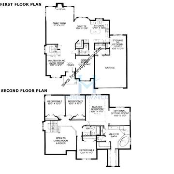 Photos of the Edgefield model in the Ginger Woods subdivision in Aurora, IL