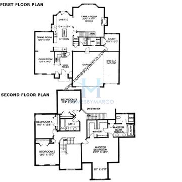 Photos of the Brunswick model in the Ginger Woods subdivision in Aurora, IL