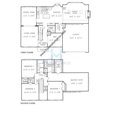Photos of the Legend model in the Stillwater subdivision in Naperville, IL