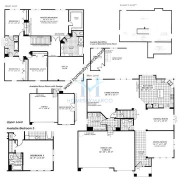 Photos of the Edington model in the Covington Lakes subdivision in Huntley, IL