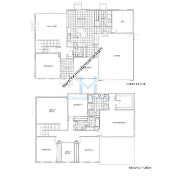 Photos of the Alysheba model in the Churchill Club subdivision in Oswego, IL