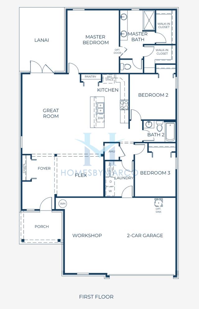Photos of the Ashton model in the Canton Park subdivision in Winter Haven, FL