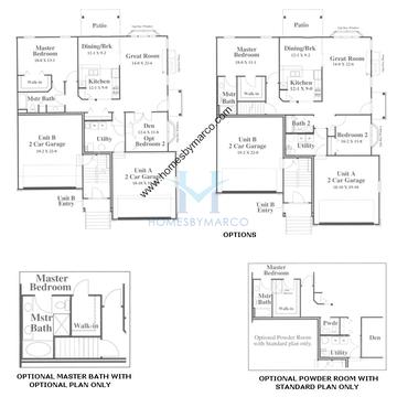 Photos of the Augusta model in the Winfield Terrace subdivision in Winfield, IL