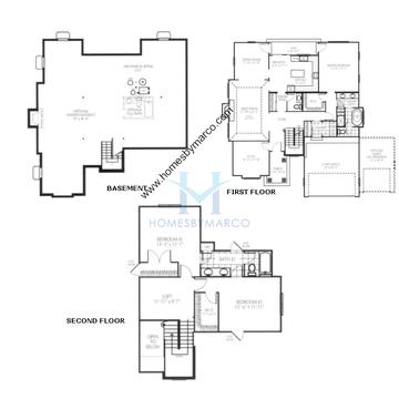 Photos of the Aspen model in the Liberty Grove subdivision in Libertyville, IL