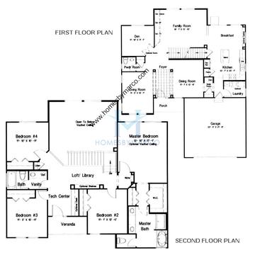 Photos of the Sutton model in the Remington Crossing subdivision in Aurora, IL