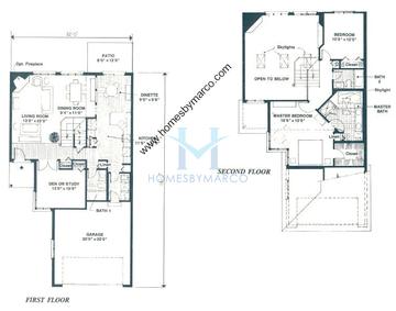 Photos of the Boyne model in the Crystal Cove subdivision in Tinley Park, IL