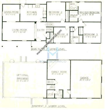 Photos of the New Englander model in the 14th Colony subdivision in Batavia, IL