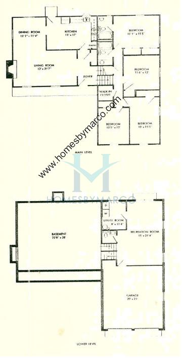 Photos of the Maryland Colonial II model in the 14th Colony subdivision in Batavia, IL