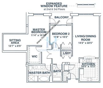 Photos of the Lincoln model in the Heritage Place subdivision in Libertyville, IL