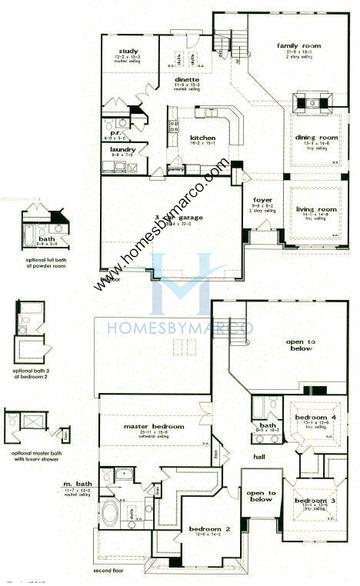 Photos of the Wildstone model in the Thornwood subdivision in South Elgin, IL
