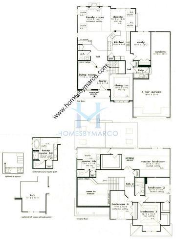 Photos of the Waterstone model in the Thornwood subdivision in South Elgin, IL