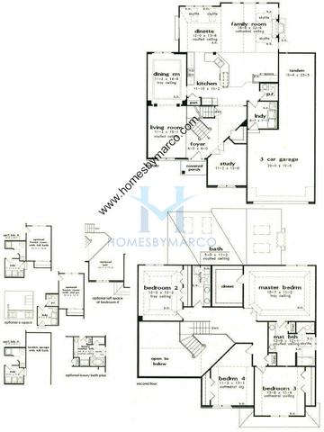 Photos of the Cliffstone model in the Thornwood subdivision in South Elgin, IL