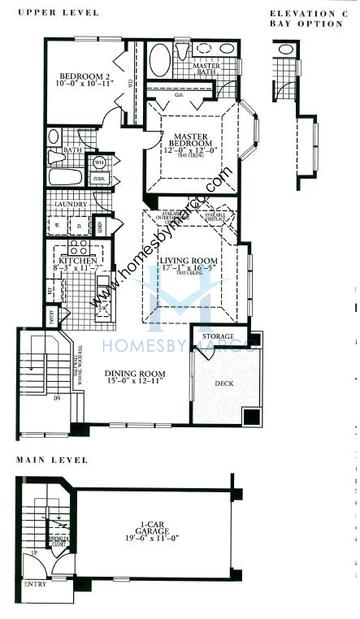 Photos of the Arbor model in the Holiday Park subdivision in Fox Lake, IL