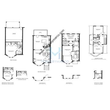 Photos of the Astoria model in the Tower Crossing subdivision in Glenview, IL