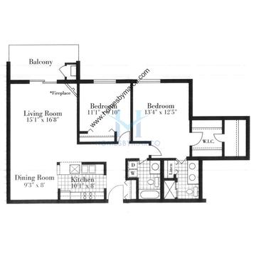 Photos of the Windsor model in the One Bloomingdale Place subdivision in Bloomingdale, IL