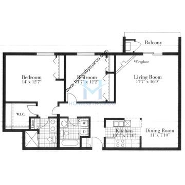 Photos of the Bristol model in the One Bloomingdale Place subdivision in Bloomingdale, IL