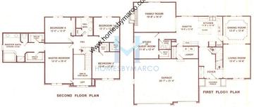 Photos of the Tuscany model in the Wedgewood subdivision in Plainfield, IL