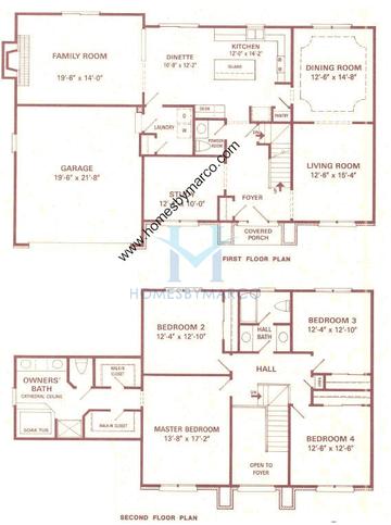 Photos of the Georgian II model in the Wedgewood subdivision in Plainfield, IL