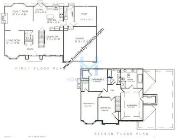 Photos of the Wellington model in the Villages at Meadowlakes subdivision in Aurora, IL