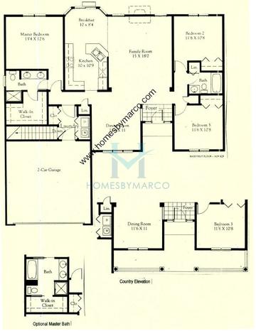 Photos of the Ashton model in the Arbor Ridge subdivision in Montgomery, IL