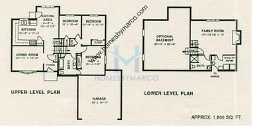 Photos of the Windsor model in the Indian Oaks subdivision in Plainfield, IL