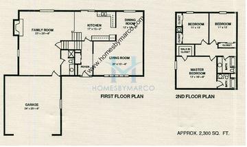 Photos of the Heritage model in the Indian Oaks subdivision in Plainfield, IL
