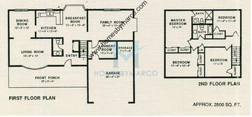Photos of the Colonial 2 model in the Indian Oaks subdivision in Plainfield, IL