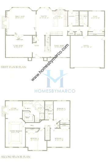 Photos of the Graham model in the Seven Bridges subdivision in Woodridge, IL