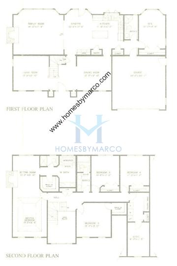 Photos of the Palladian model in the Seven Bridges subdivision in Woodridge, IL