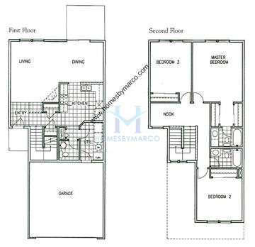 Photos of the Golden Plain model in the Harvest Hills subdivision in St. Charles, IL