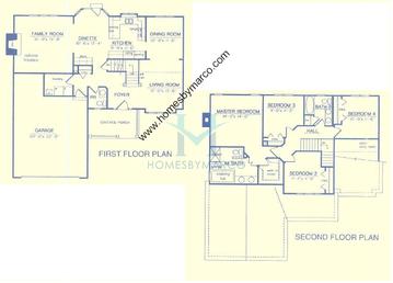 Photos of the Highland model in the Crestview Knolls subdivision in Naperville, IL