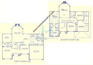 Photos of the French Provincial model in the Crestview Knolls subdivision in Naperville, IL