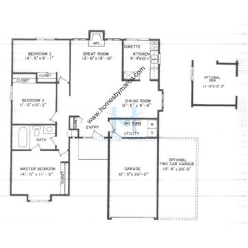 Photos of the Vernon model in the Colony Lakes subdivision in Aurora, IL