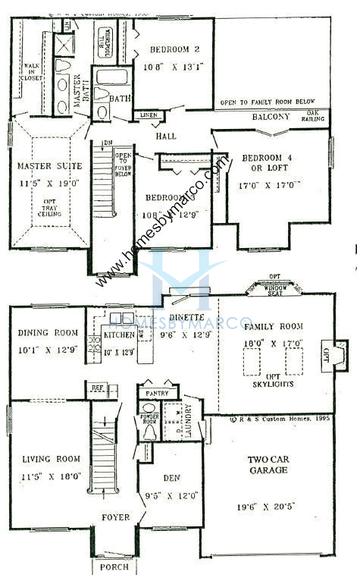 Photos of the Rosa Lisa model in the Saddle Creek subdivision in Naperville, IL