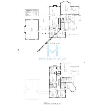 Photos of the Kensington model in the Southgate on the Glen subdivision in Glenview, IL