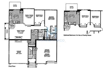 Astor model in Saddlebrook, Vernon Hills, IL, built by Zale Homes