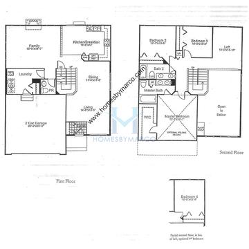 Photos of the Casey model in the Wicklow Village subdivision in Lake Zurich, IL