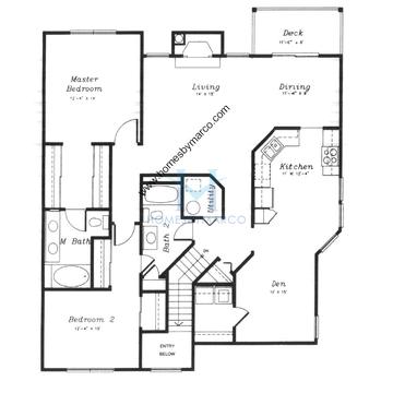 Photos of the Winfield model in the The Hamptons subdivision in Lake Bluff, IL