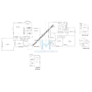 Photos of the Buckingham model in the North Shore on Deep Lake subdivision in Lake Villa, IL