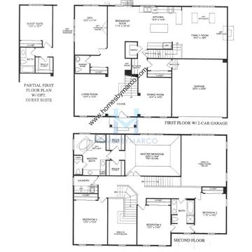 Photos of the Rutherford model in the Wooded Glen subdivision in Grayslake, IL