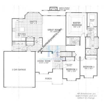 Photos of the Shawnee model in the Kylyns Crossing subdivision in Yorkville, IL